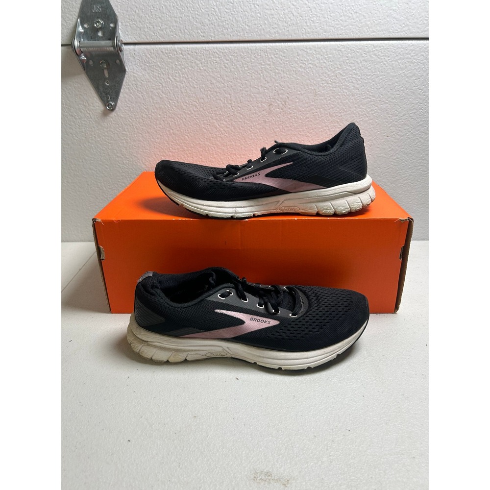 Brooks Anthem 4 Running Shoes Black Rose Gold Size 9 #2970
